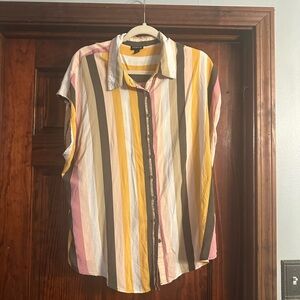 Striped Multicolor Shirt by Torrid